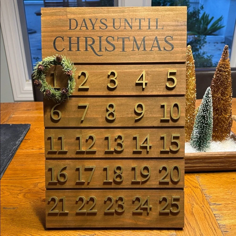 Target threshold Wooden Christmas Countdown /advent Calendar - Picture 1 of 7